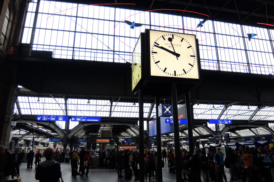 チューリッヒ中央駅 旅日記＋ひこうきclassic